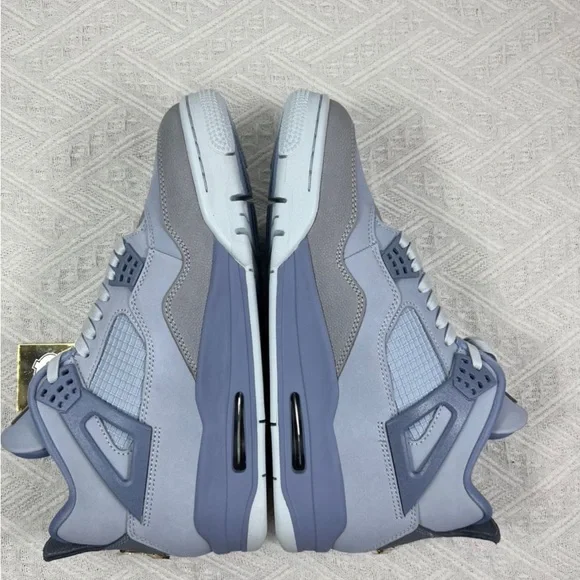 Jordan Blue and Gray Sneakers with Classic Design